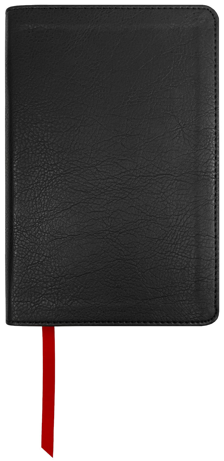 NASB 1995 Compact Text Bible, black leathertex cover with ribbon marker
