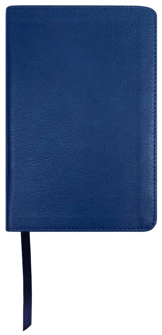 NASB 1995 Compact Text Bible, blue leathertex cover with ribbon marker