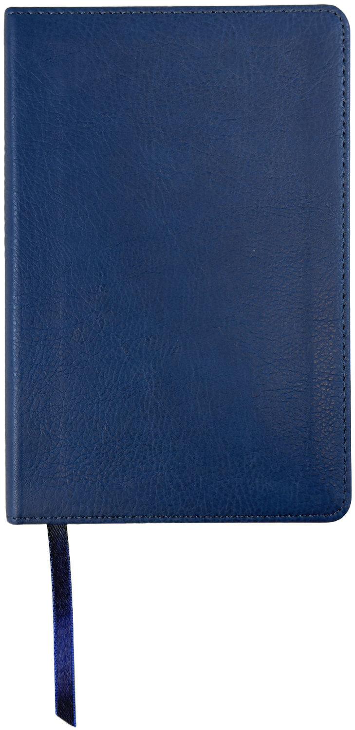 NASB 1995 Compact Text Bible, blue leathertex cover with ribbon marker