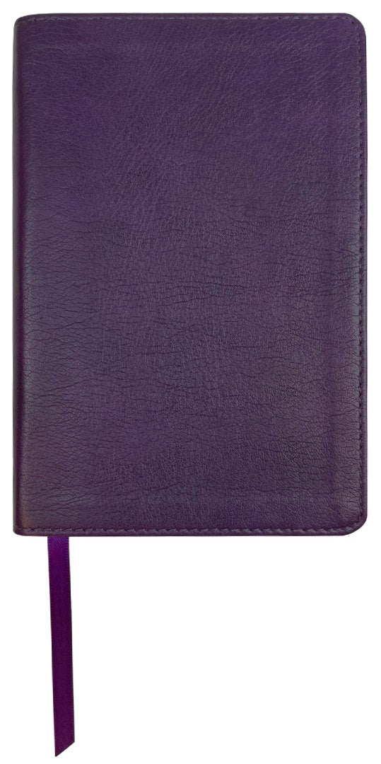 NASB 1995 Compact Text Bible, purple leathertex cover with ribbon marker
