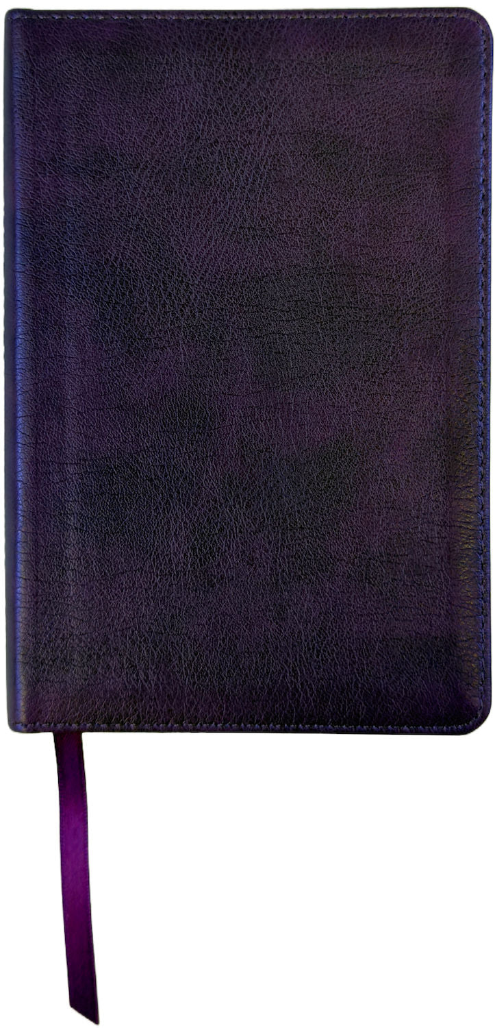 NASB 1995 Compact Text Bible, purple leathertex cover with ribbon marker