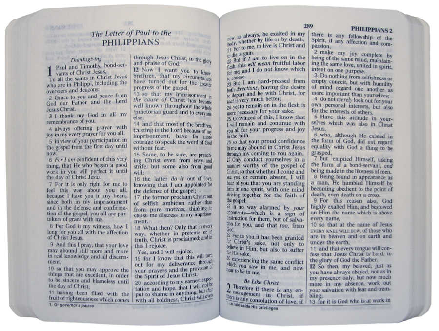 NAS New Testament with Psalms and Proverbs, 1995 text