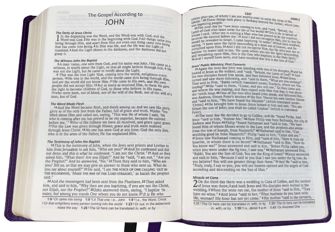 NASB 2020 Large Print Compact Bible