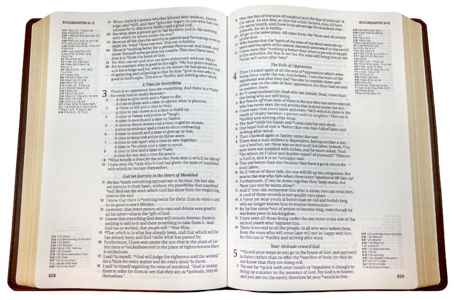 NASB 2020 Side-Column Reference Bible