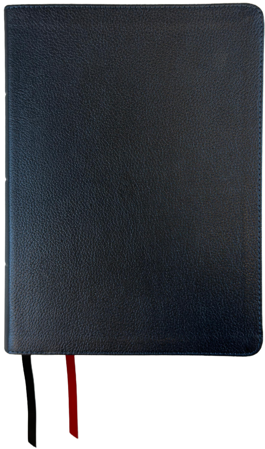 NASB 2020 Study Bible, black genuine cowhide leather cover with ribbon markers