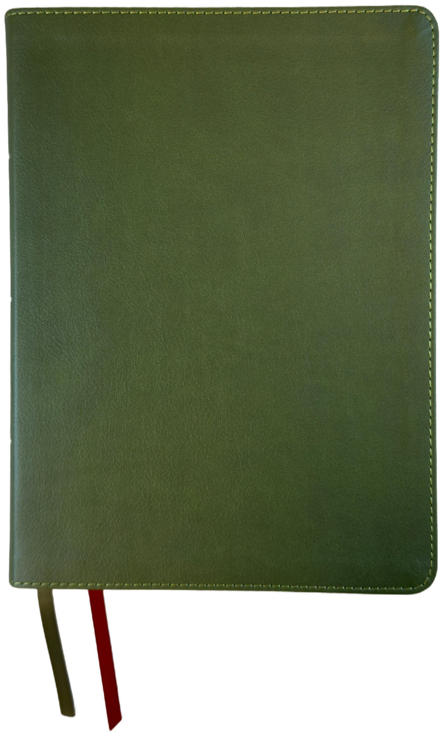 NASB 2020 Study Bible, olive leathertex cover with ribbon markers