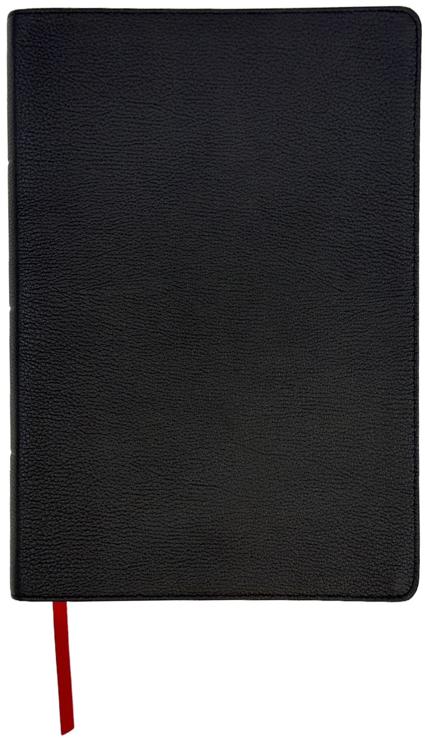 NASB 2020 Super Giant Print Reference Bible, black genuine cowhide leather cover with ribbon marker