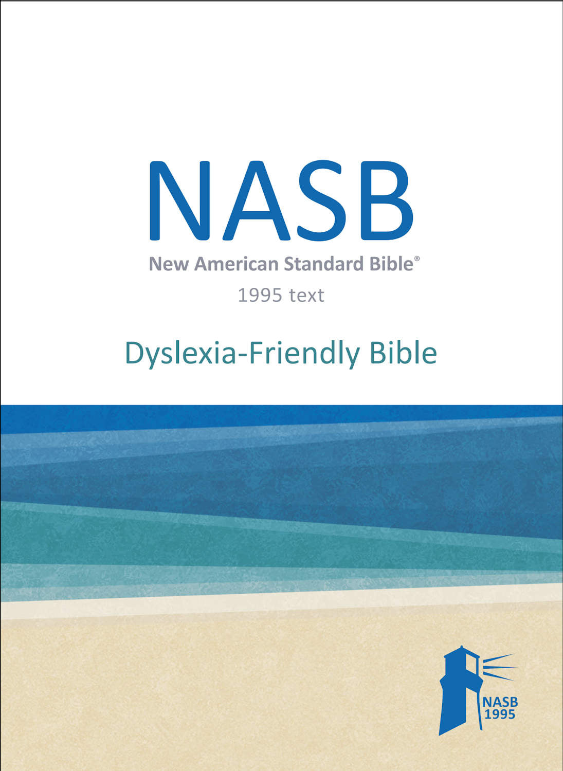 NASB 1995 Dyslexia Friendly Bible, product packaging front