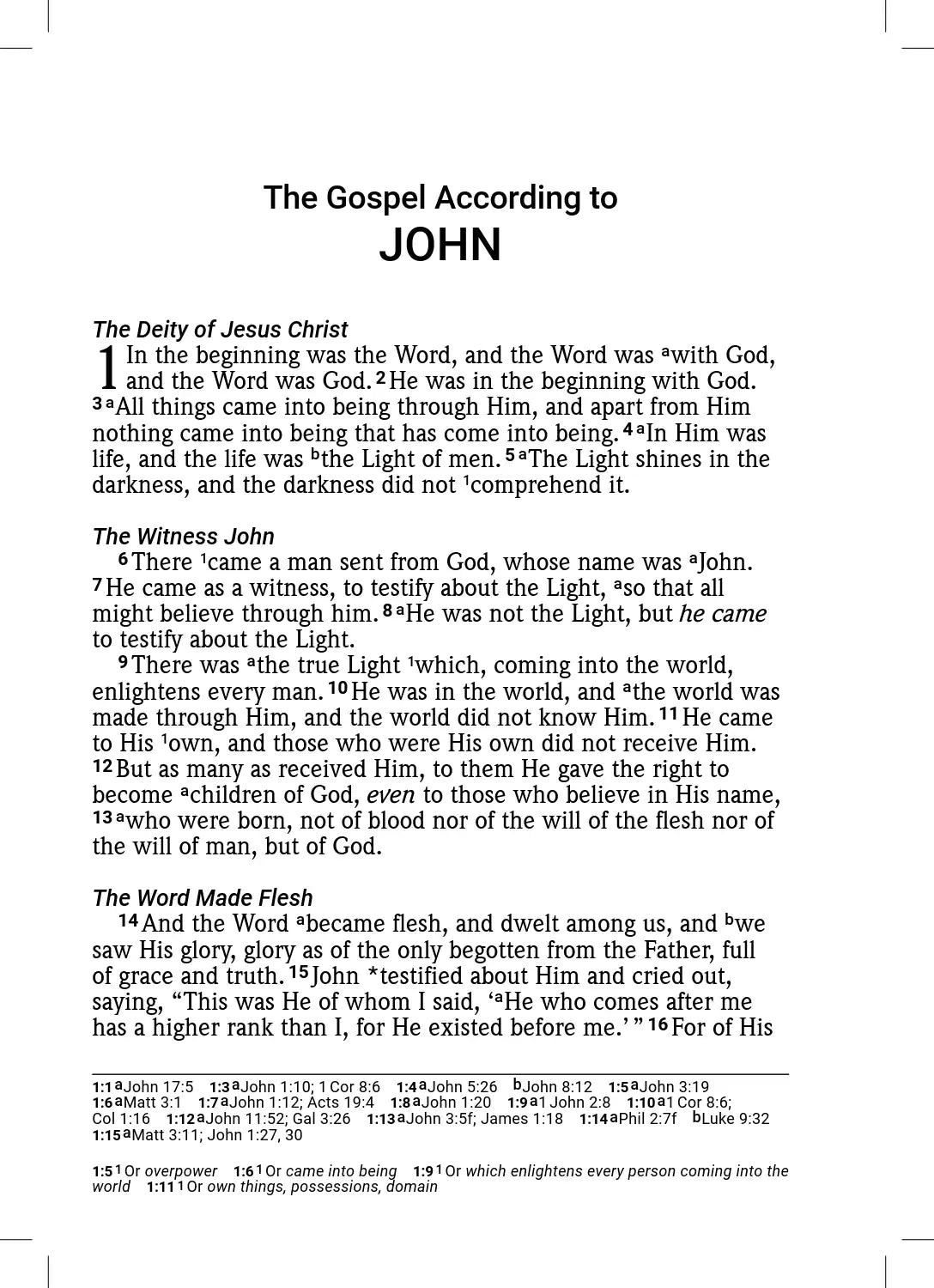 NASB 1995 Giant Print Reference Bible, interior page sample