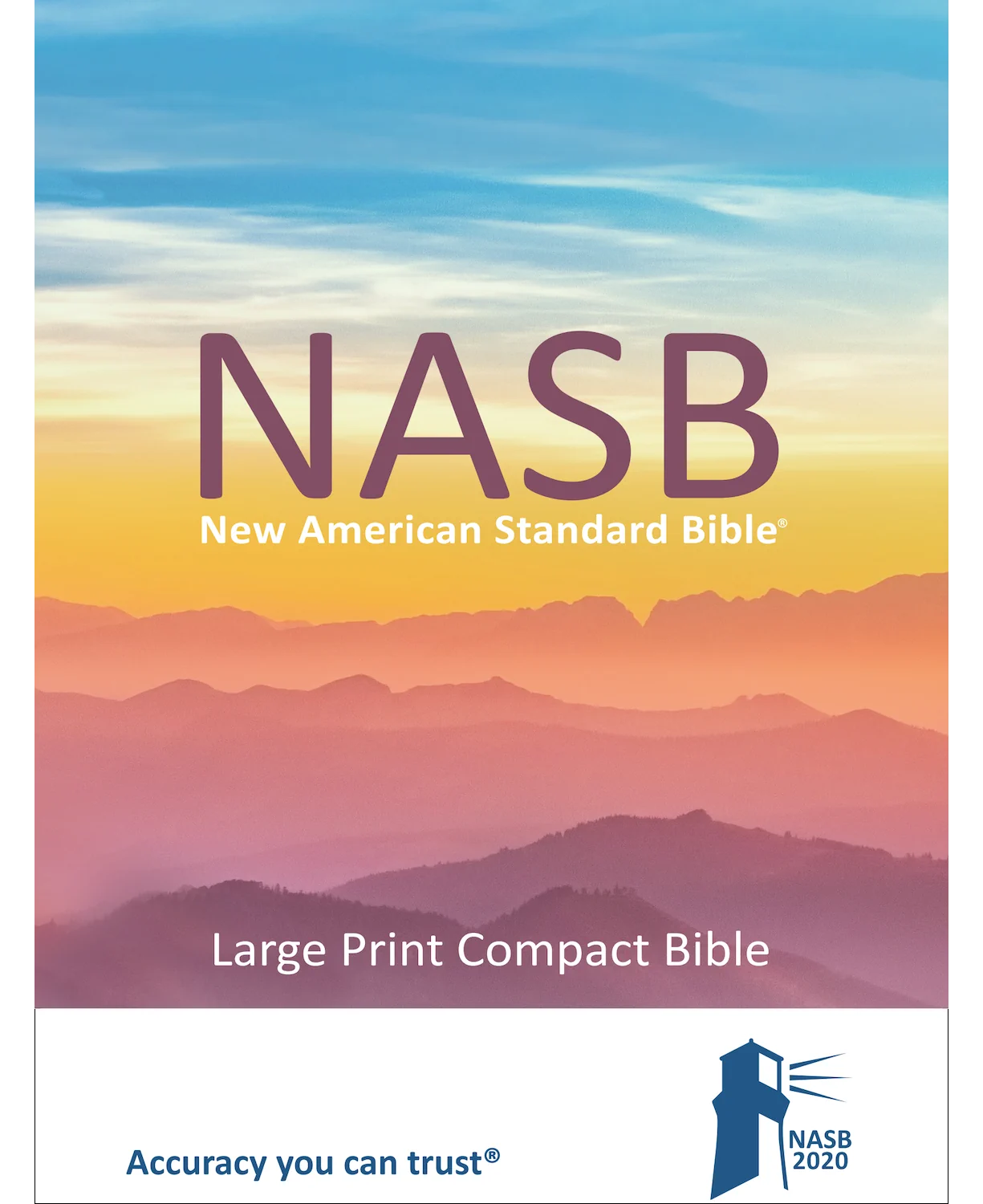 NASB 2020 Large Print Compact Bible, product packaging front
