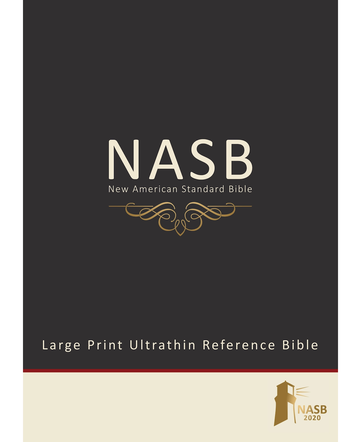 NASB 2020 Prime Large Print Ultrathin Reference Bible, product packaging front