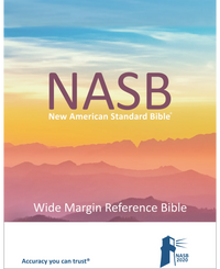 NASB 2020 Wide Margin Reference Bible, product packaging front