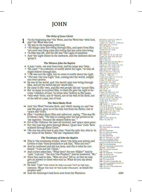 NASB 2020 Side-Column Reference Bible