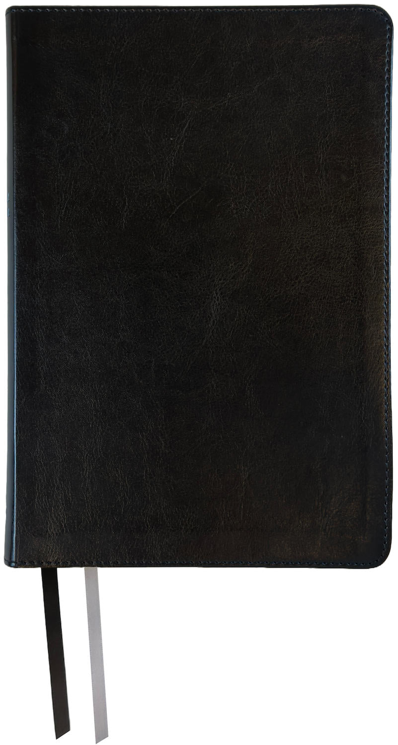 NBLA Minister's Bible, black leathertex cover with ribbon markers