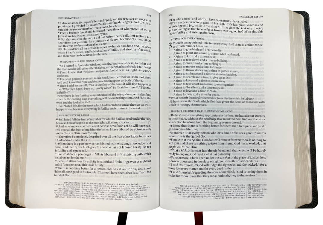 NASB 2020 Wide Margin Reference Bible