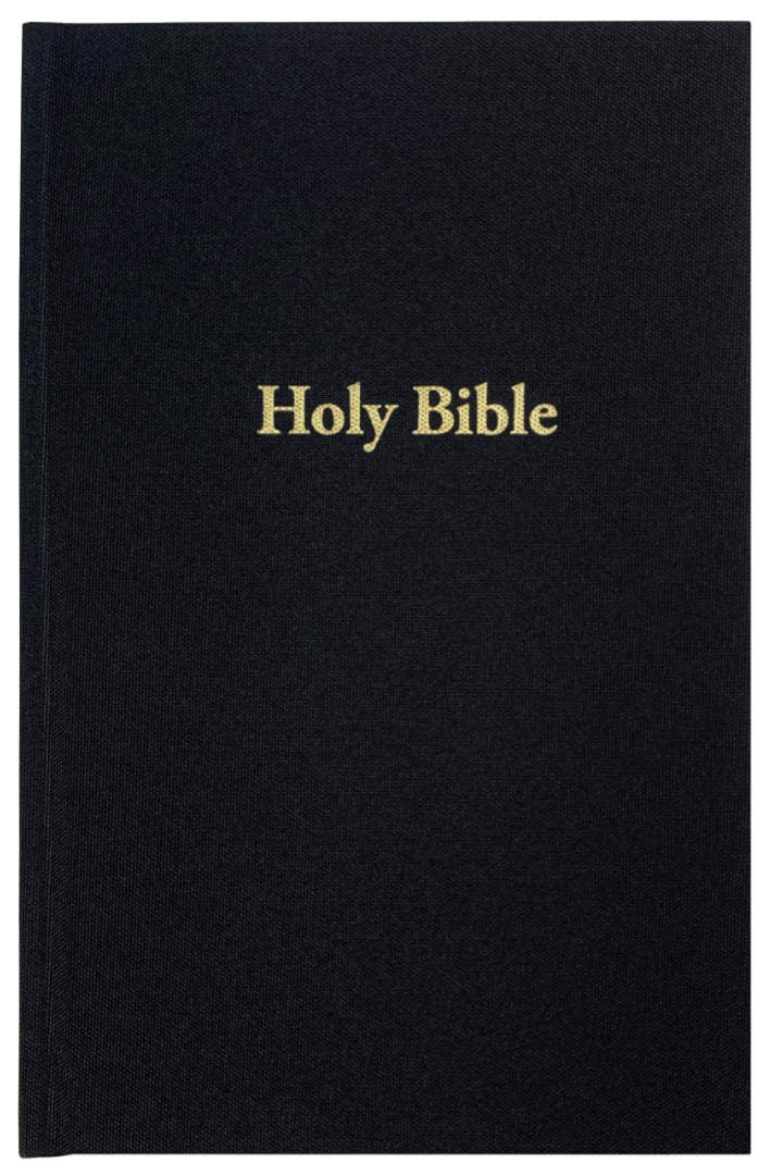 NASB 1995 Large Print Pew Bible, black linen cloth hardcover