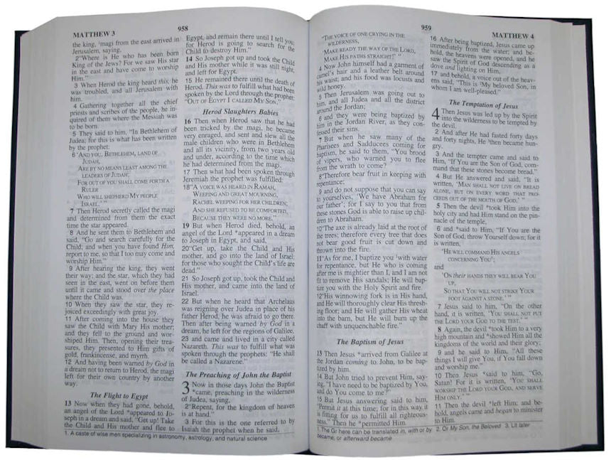 NASB Large Print Pew Bible, 1995 text