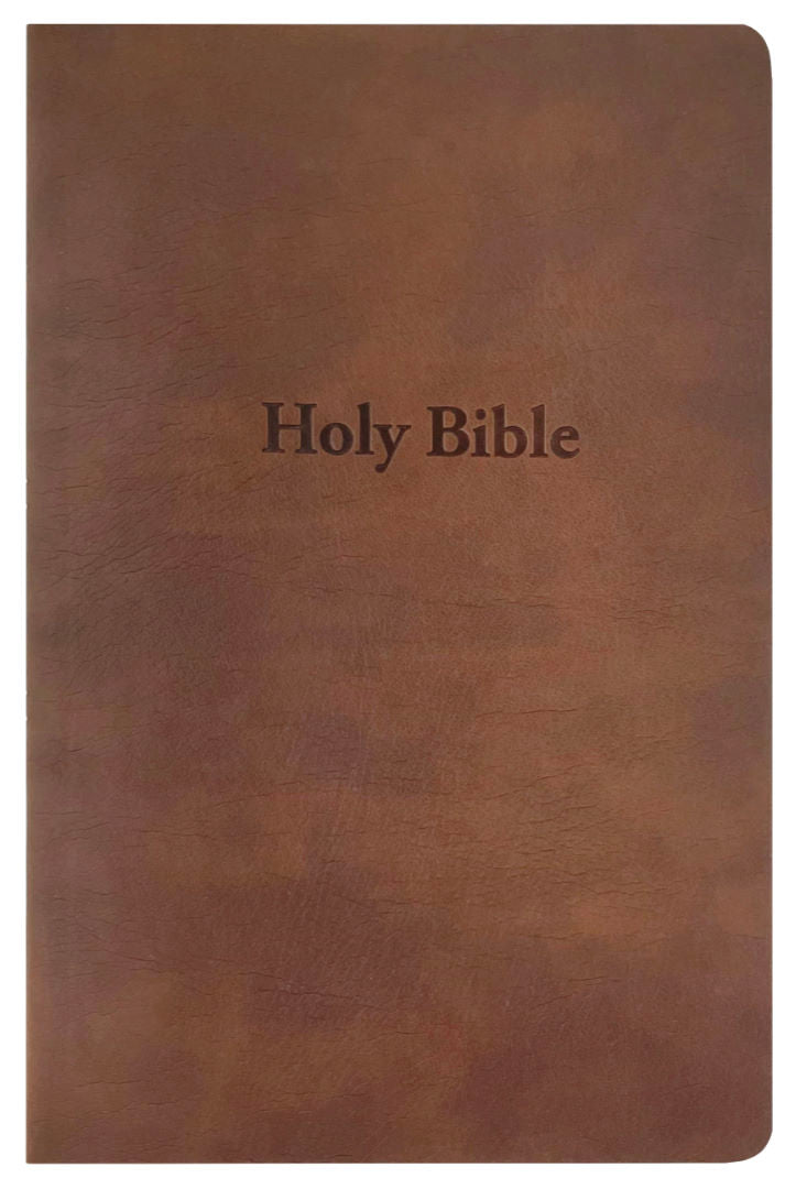NASB 1995 Large Print Text Bible, brown leathertex cover