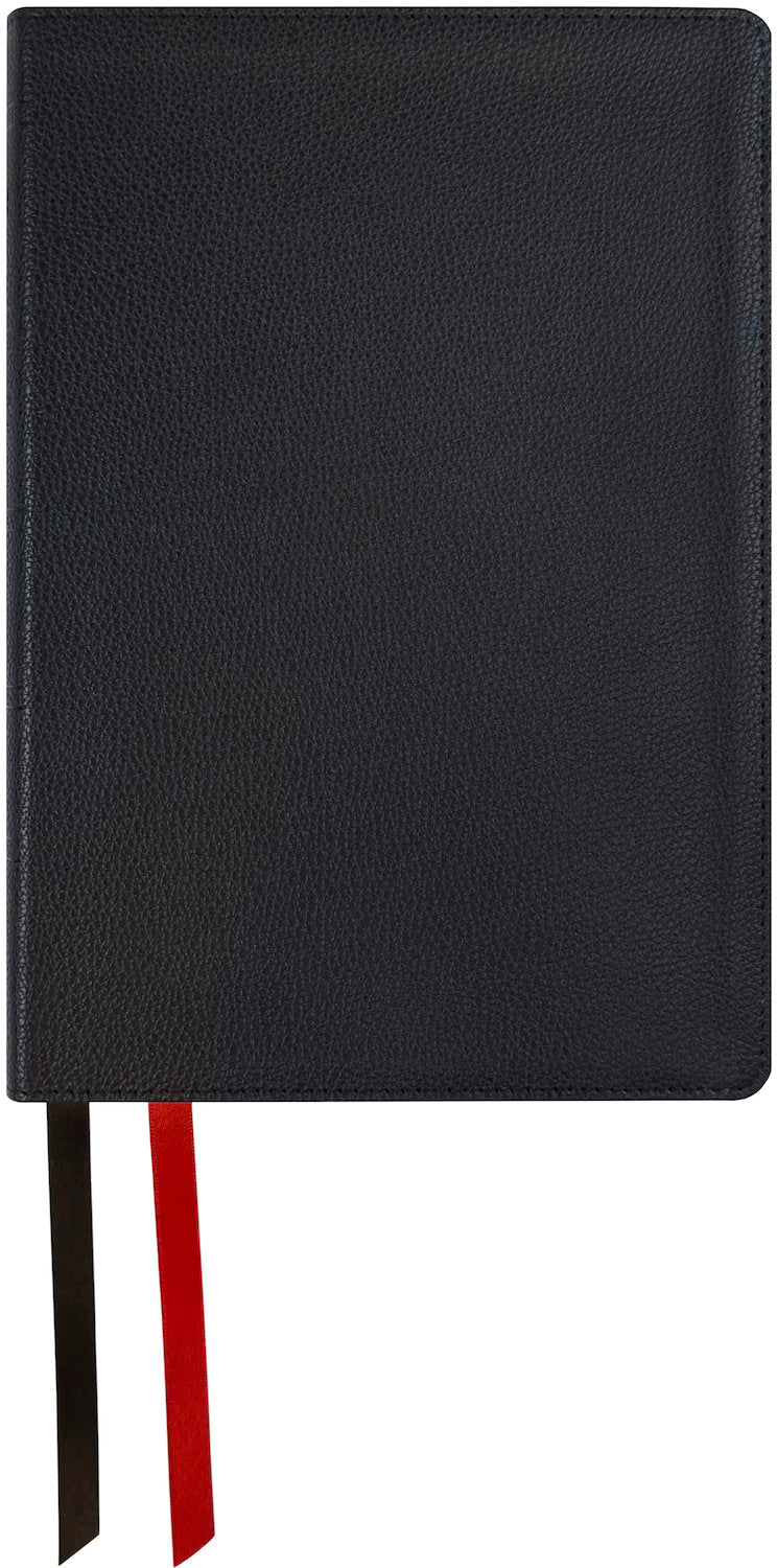 NASB 1995 Giant Print Reference Bible, black leathertex cover with ribbon markers