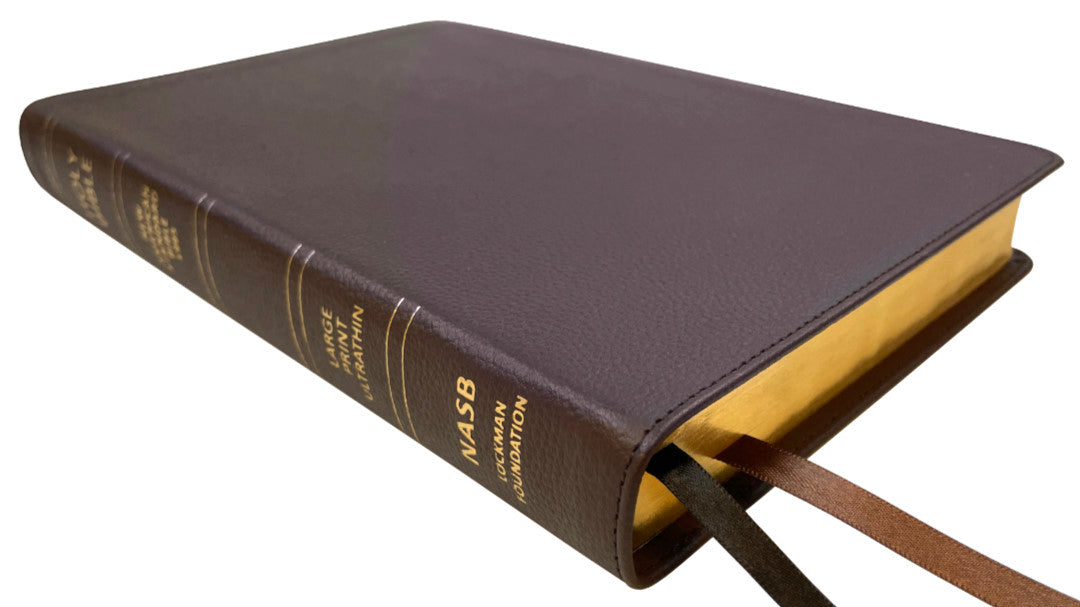 NASB Large Print Ultrathin Reference Bible, 1995 text