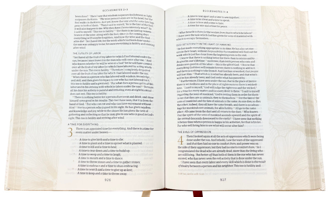 NASB 2020 The Beauty of Scripture (Damaged)