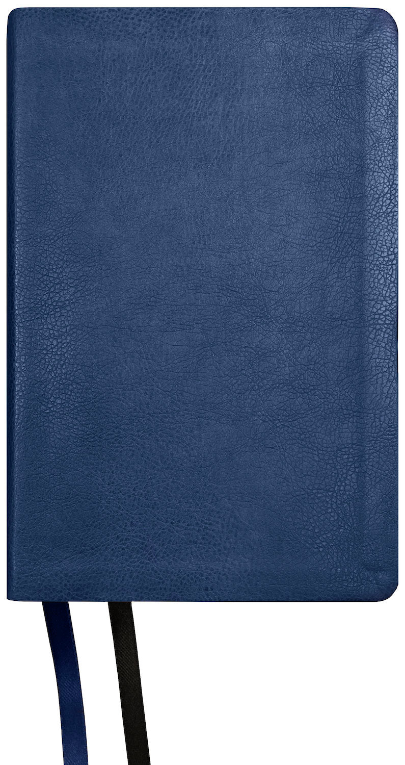 NASB 2020 Reference Bible, blue leathertex cover with ribbon markers