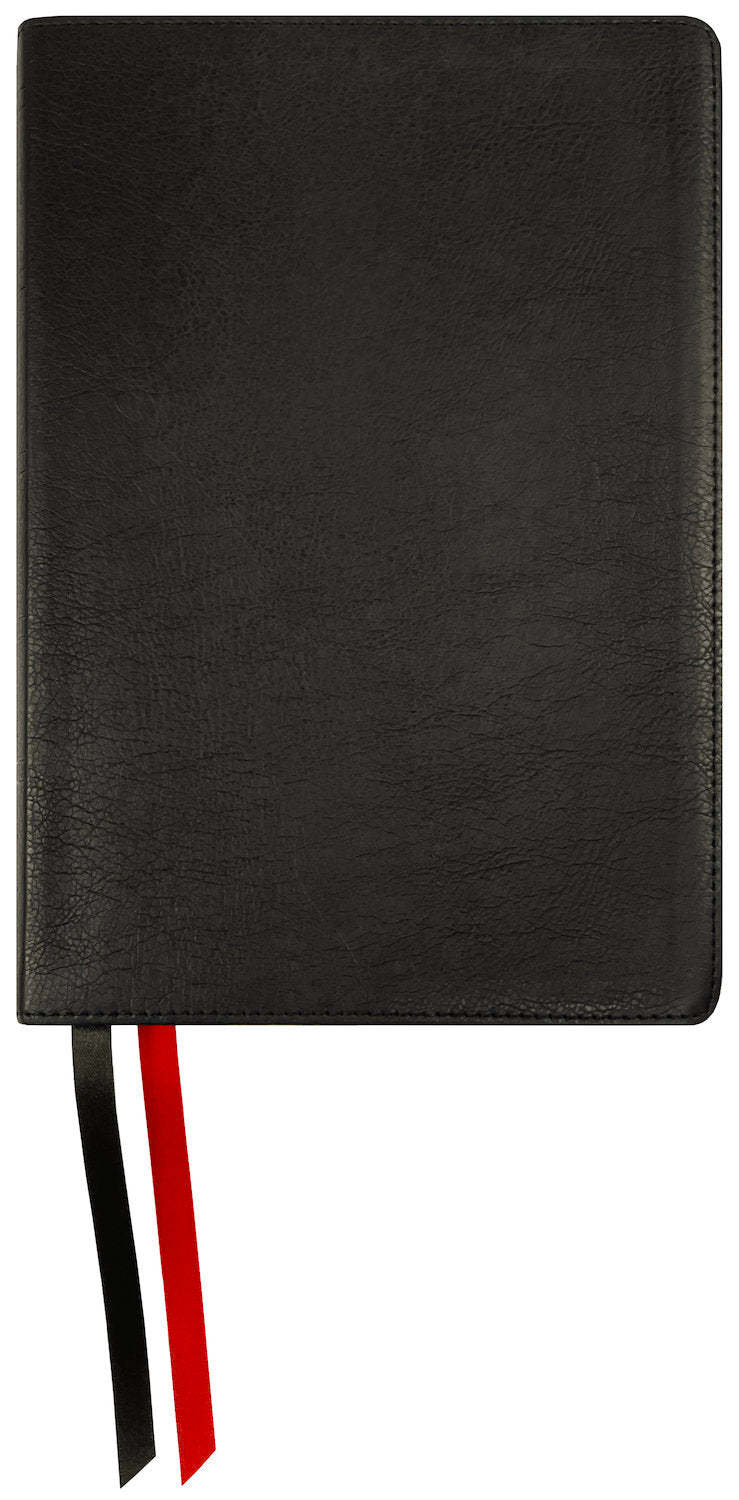 NASB 1995 Side Column Reference Bible, black leathertex cover with ribbon markers