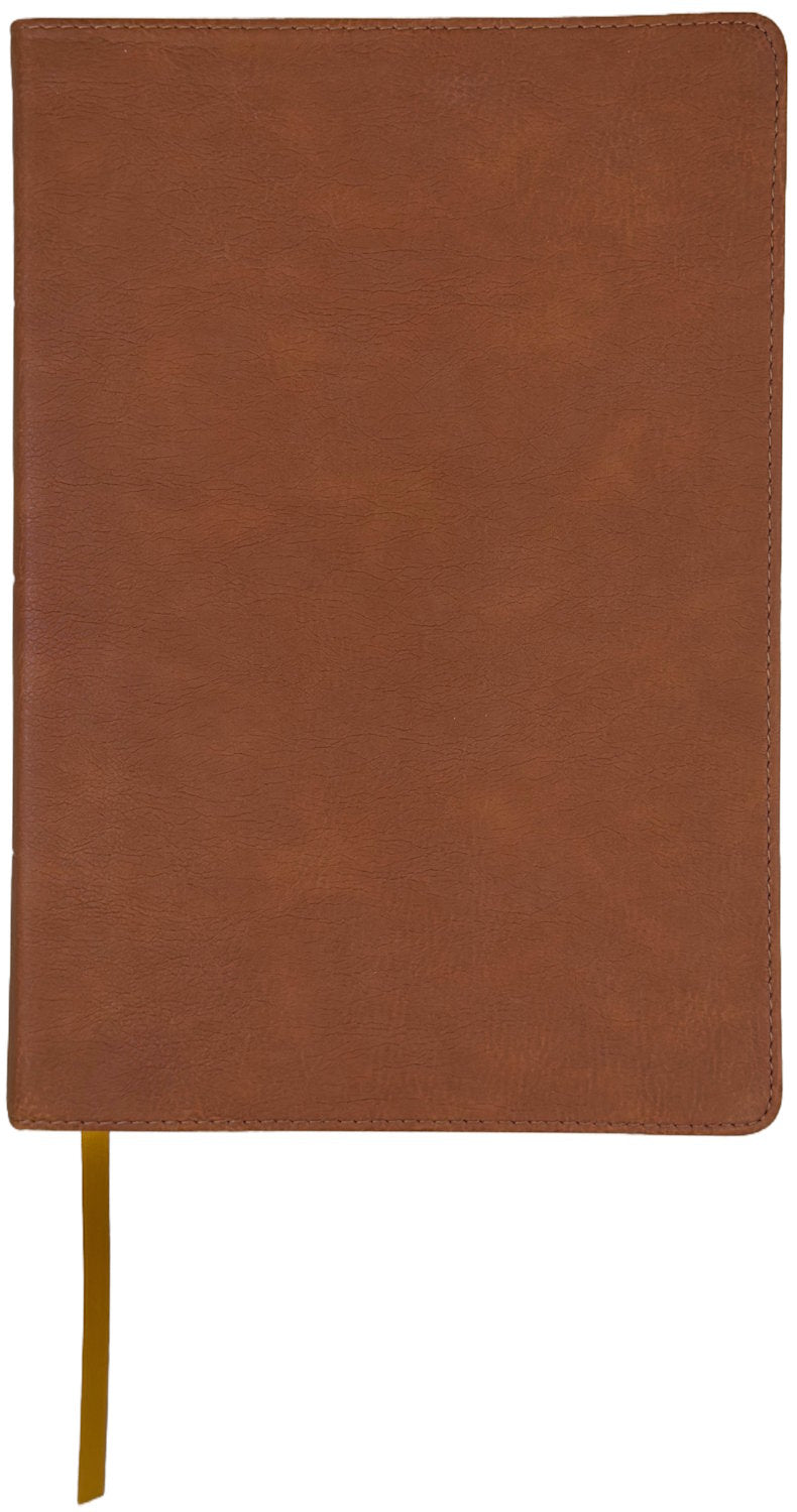 NASB 2020 Super Giant Print Reference Bible, burnt sienna leathertex cover with ribbon marker