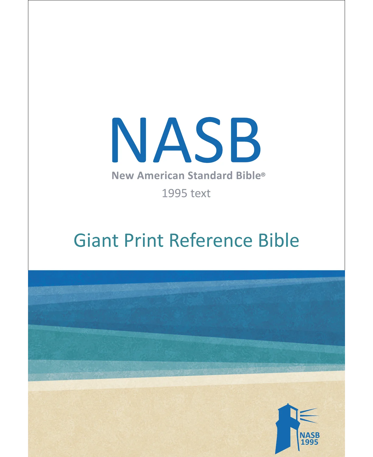 NASB 1995 Giant Print Reference Bible, product packaging front