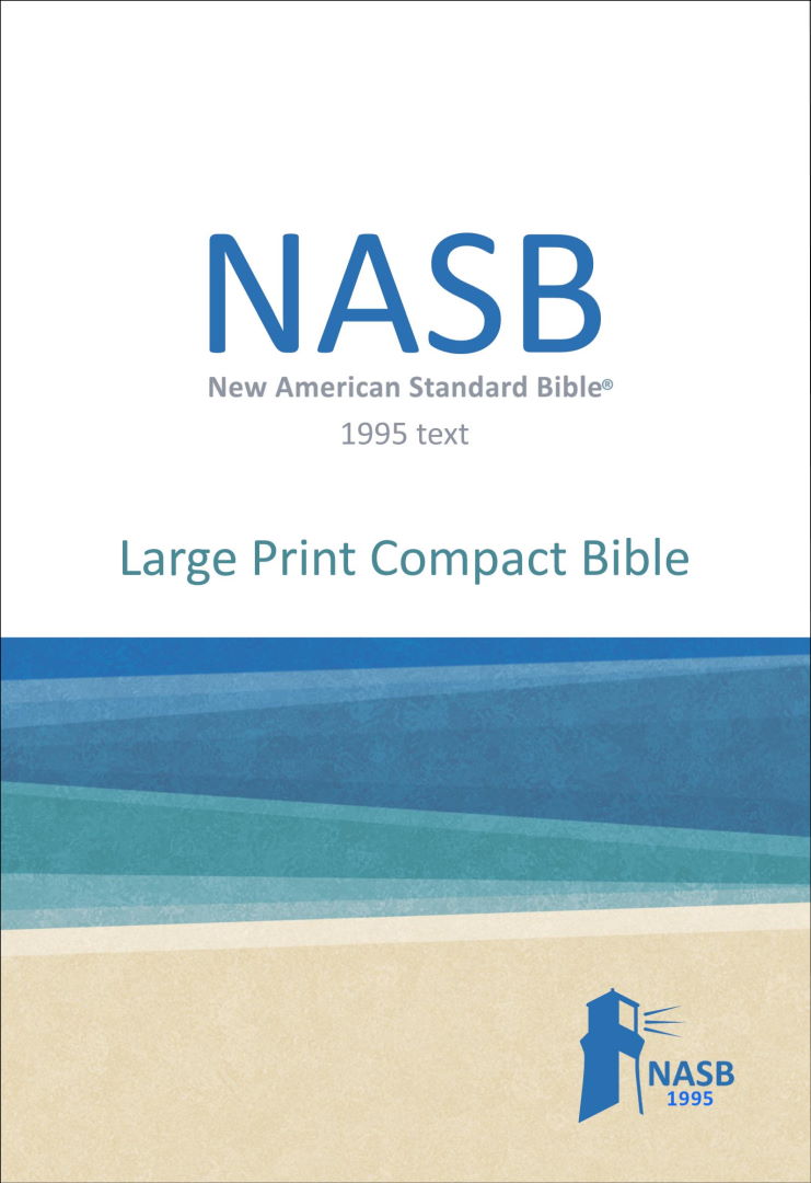 NASB 1995 Large Print Compact Bible, product packaging front