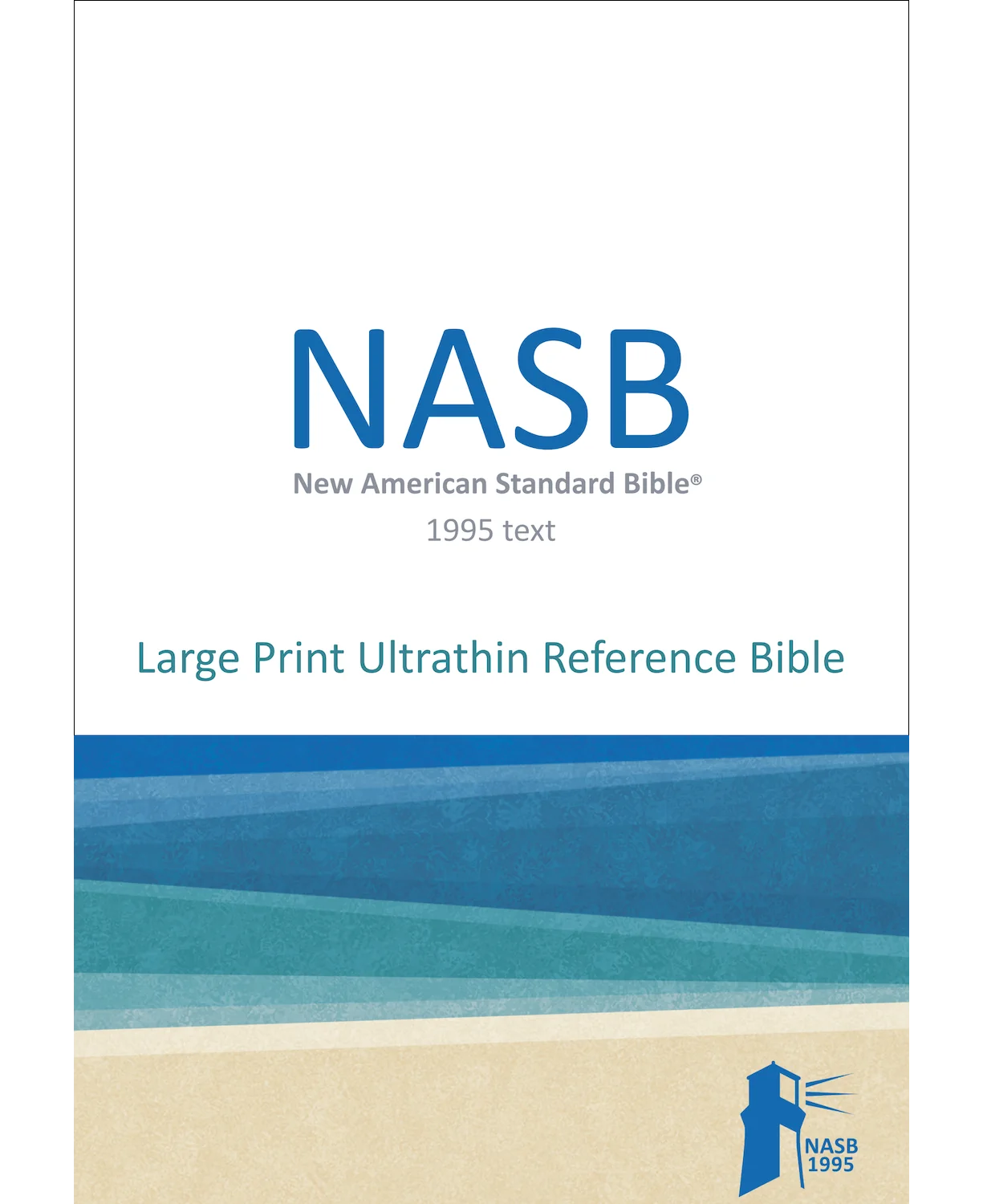 NASB 1995 Large Print Ultrathin Reference Bible, product packaging front