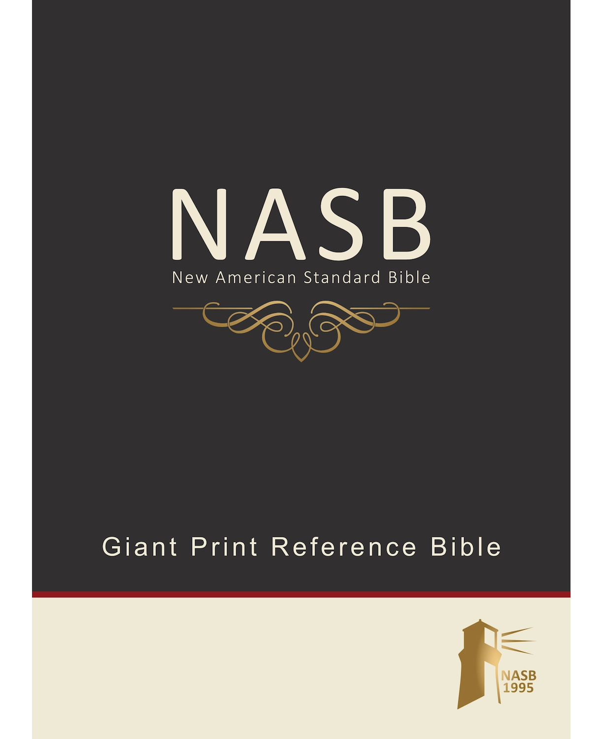 NASB 1995 Giant Print Reference Bible, product packaging front
