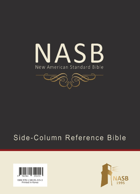NASB 1995 Prime Side Column Reference Bible, product packaging front