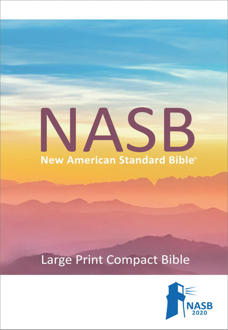 NASB 2020 Large Print Compact Bible, product packaging front