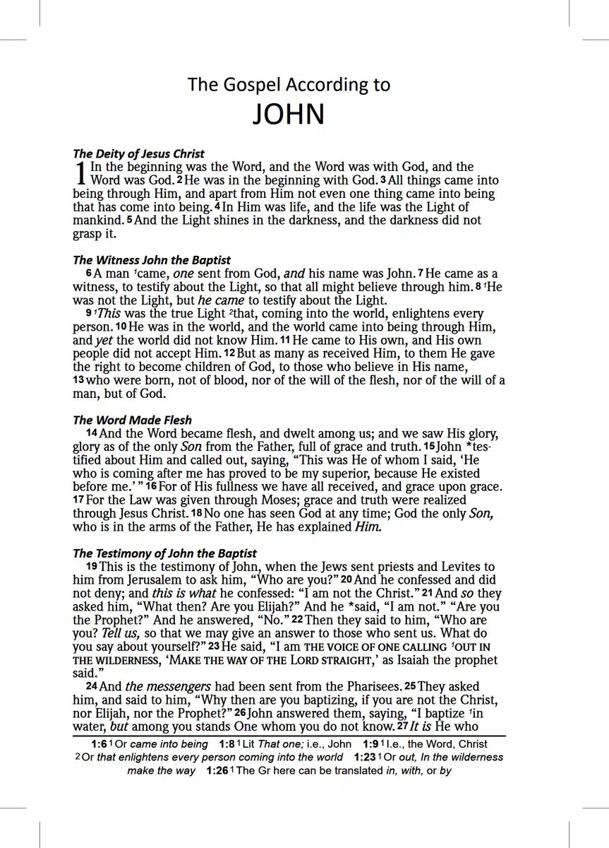 NASB 2020 Prime Large Print Compact Bible