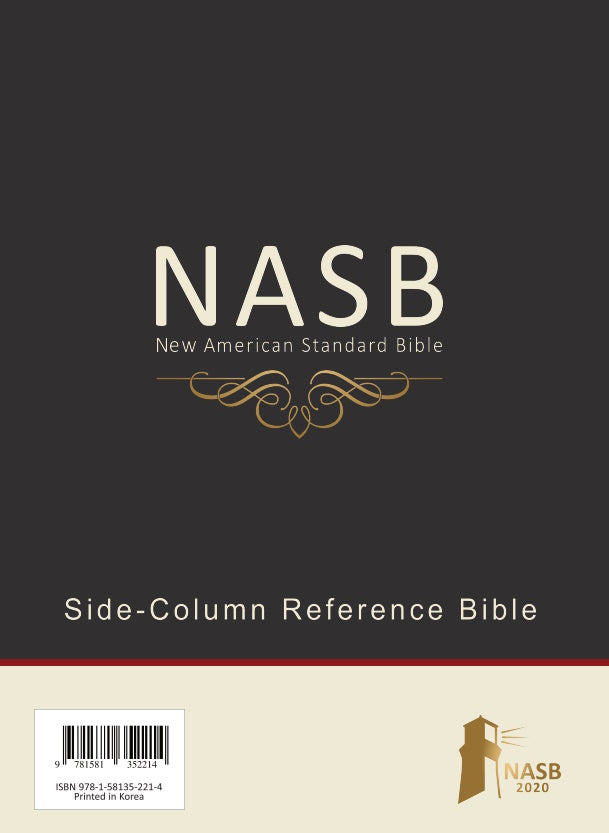 NASB 2020 Prime Side Column Reference Bible, product packaging front