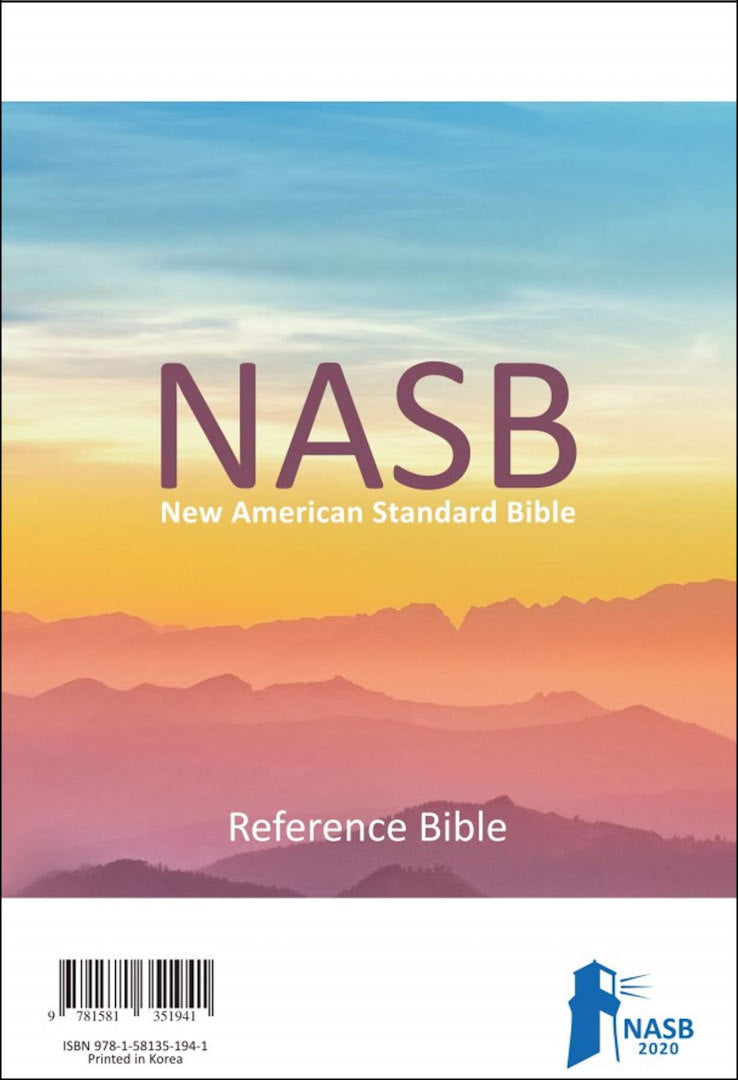 NASB 2020 Reference Bible, product packaging front