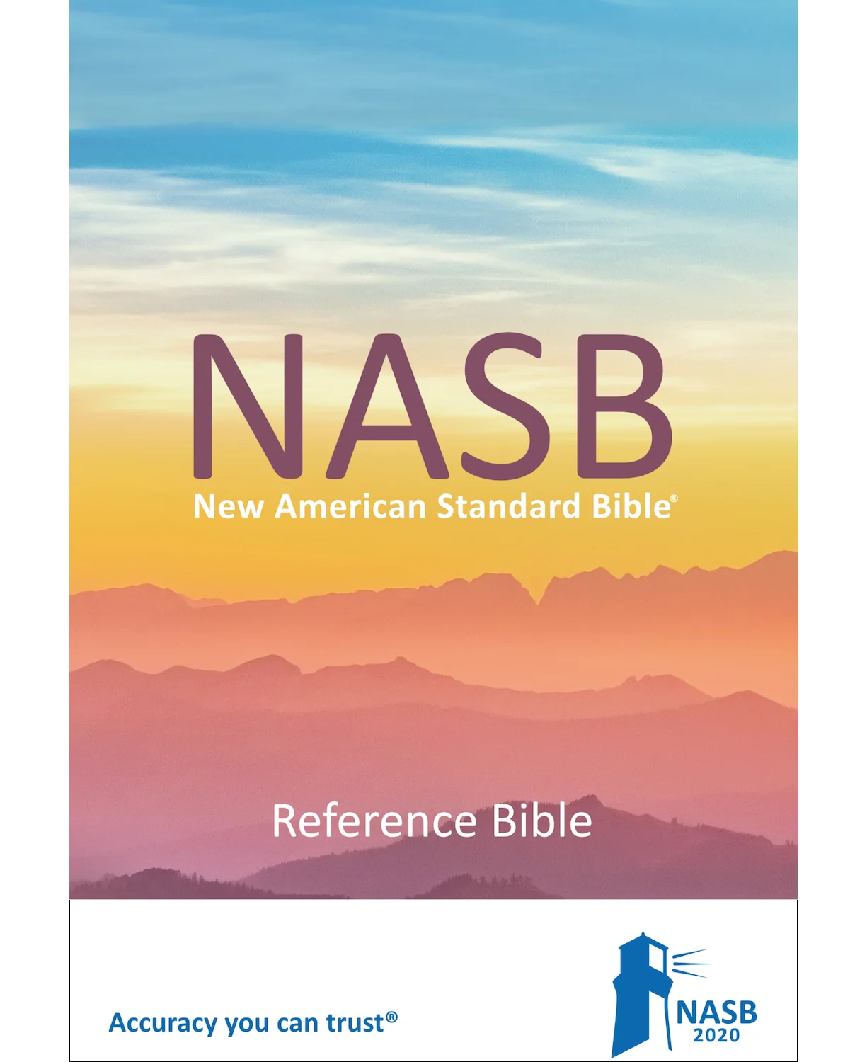 NASB 2020 Reference Bible, product packaging front