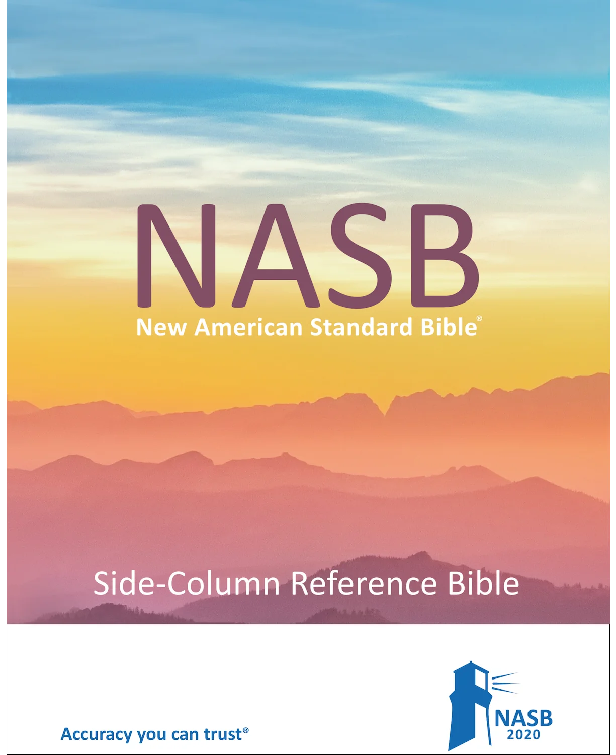 NASB 2020 Side Column Reference Bible, product packaging front