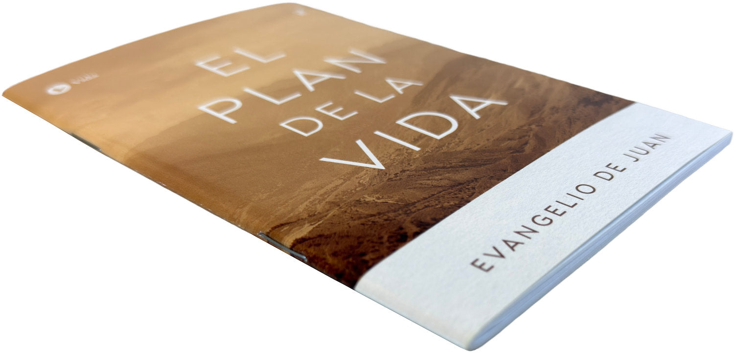 NBLA Gospel of John, colorful paperback cover angled side view