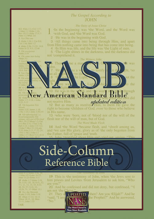 NASB Side-Column Reference Wide Margin, 1995 text
