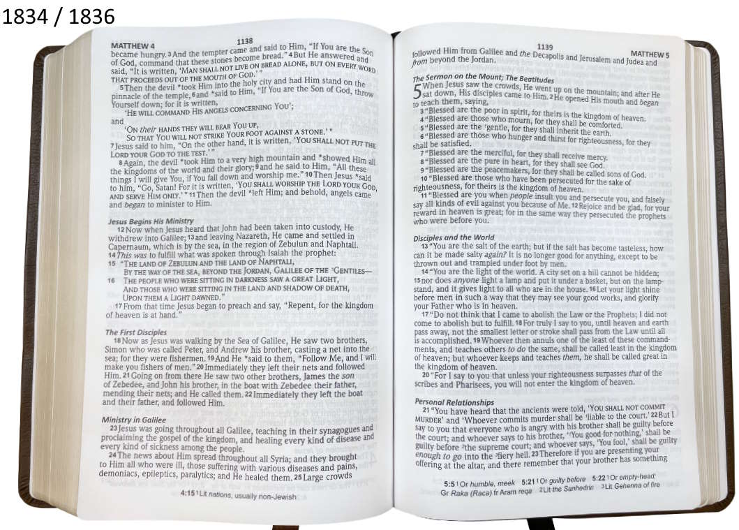 NASB Large Print Compact Bible, 1995 text