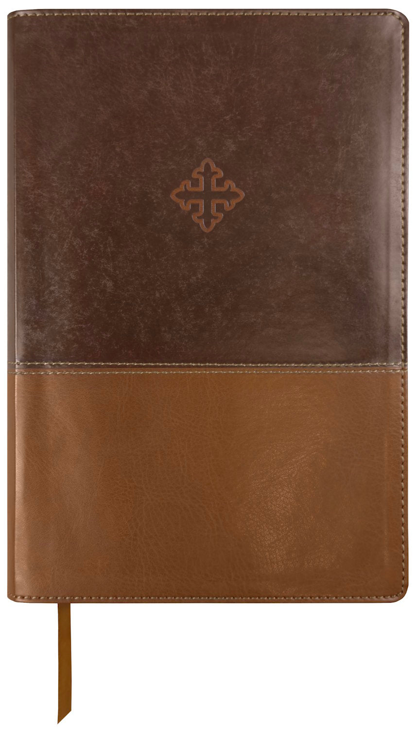 Amplified Study Bible, brown leathertex cover with ribbon markers
