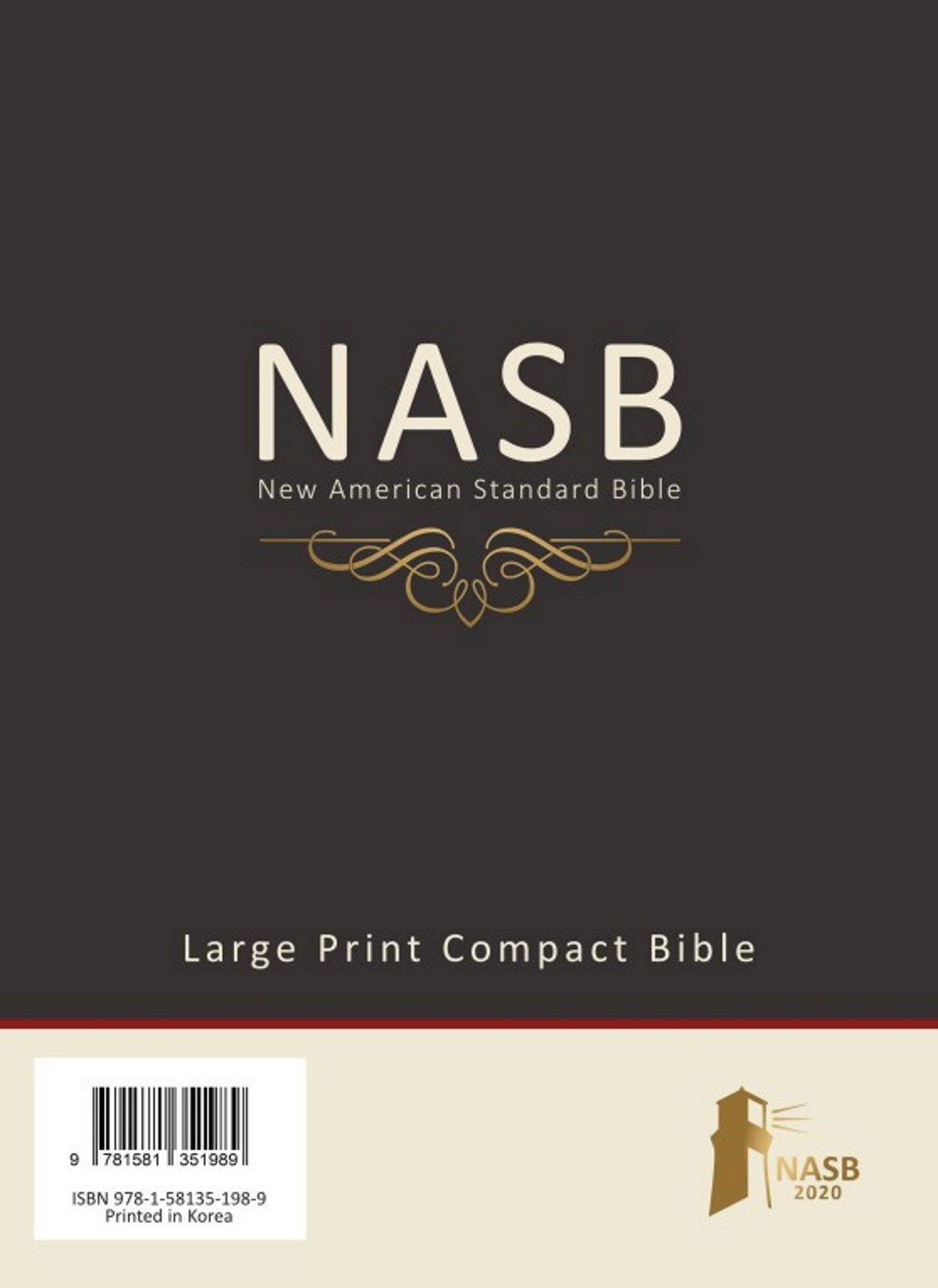 NASB 2020 Prime Large Print Compact Bible
