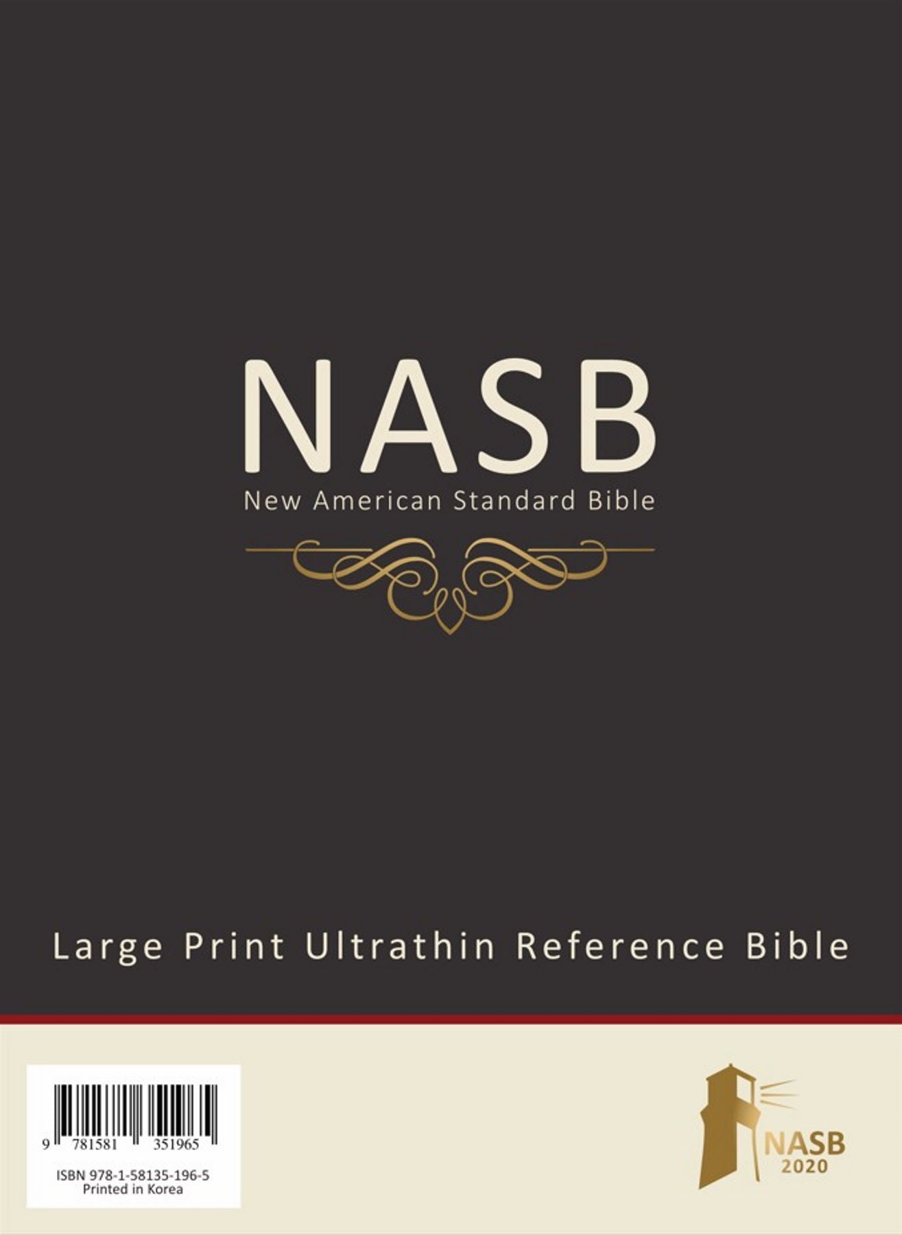 NASB 2020 Prime Large Print Ultrathin Reference Bible