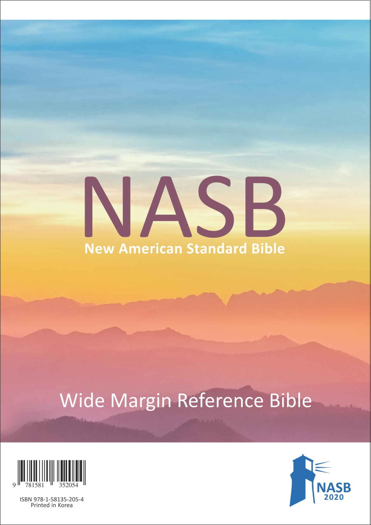 NASB 2020 Wide Margin Reference Bible (Damaged)